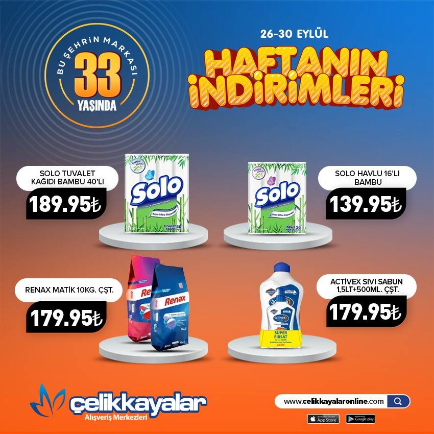 Çelikkayalar market, merakla beklenen indirim listesini duyurdu 16